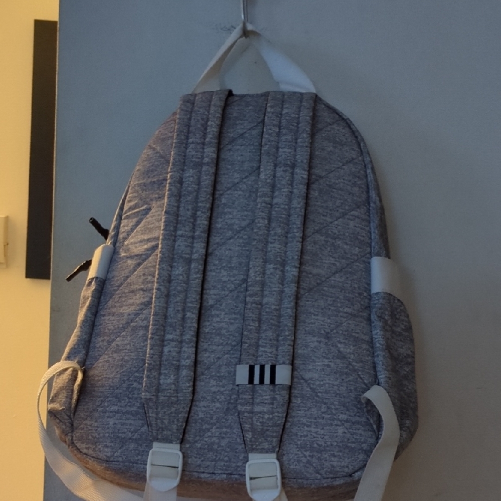 Adidas Heathered Gray Backpack - image 5